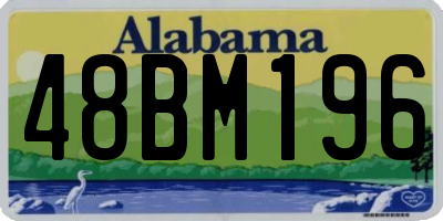 AL license plate 48BM196