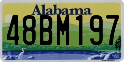 AL license plate 48BM197