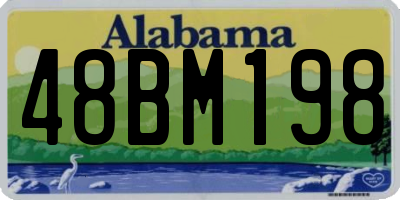 AL license plate 48BM198