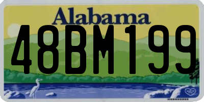 AL license plate 48BM199