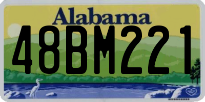 AL license plate 48BM221