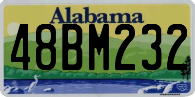 AL license plate 48BM232