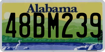 AL license plate 48BM239