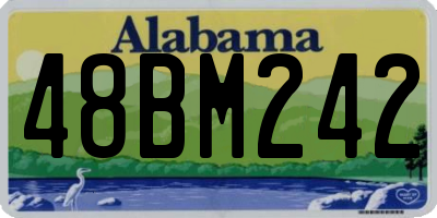 AL license plate 48BM242