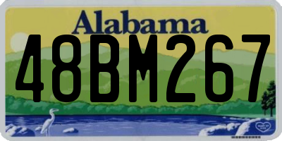 AL license plate 48BM267