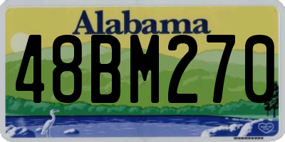AL license plate 48BM270