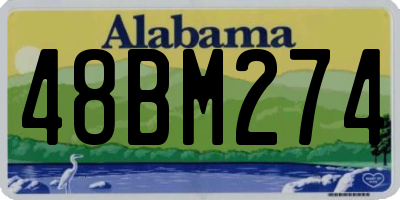 AL license plate 48BM274