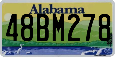 AL license plate 48BM278