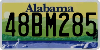 AL license plate 48BM285