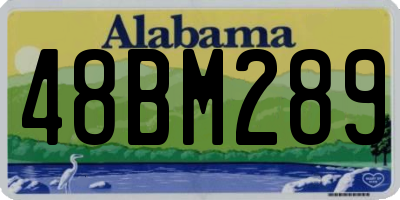 AL license plate 48BM289