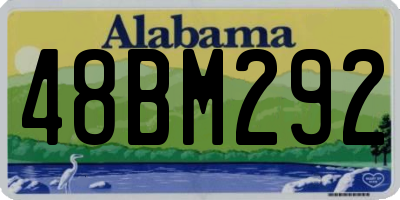 AL license plate 48BM292