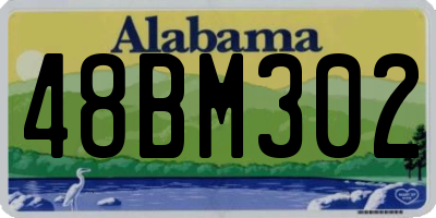 AL license plate 48BM302