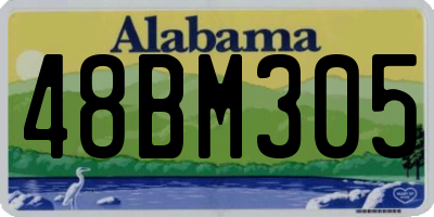 AL license plate 48BM305