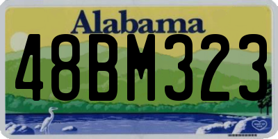 AL license plate 48BM323