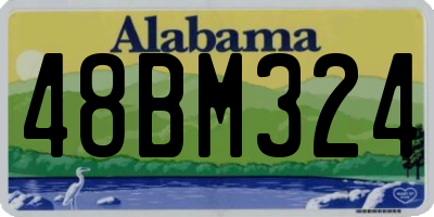 AL license plate 48BM324