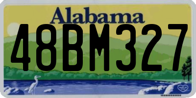 AL license plate 48BM327