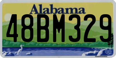 AL license plate 48BM329