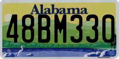 AL license plate 48BM330