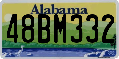 AL license plate 48BM332