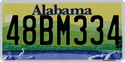 AL license plate 48BM334