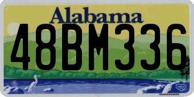 AL license plate 48BM336