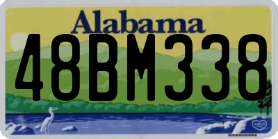 AL license plate 48BM338