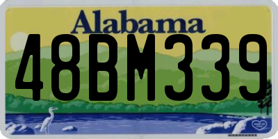 AL license plate 48BM339