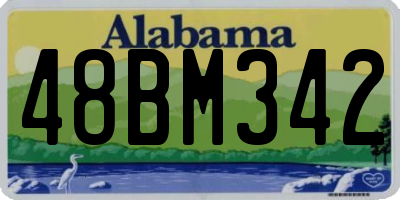 AL license plate 48BM342