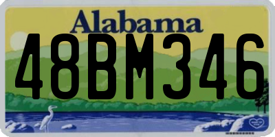 AL license plate 48BM346