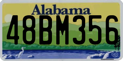 AL license plate 48BM356
