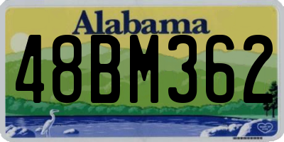 AL license plate 48BM362