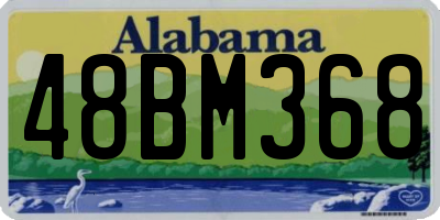 AL license plate 48BM368