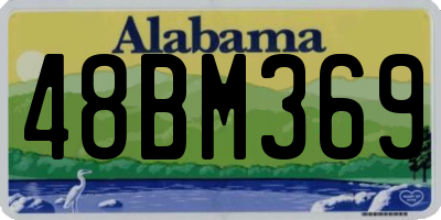 AL license plate 48BM369