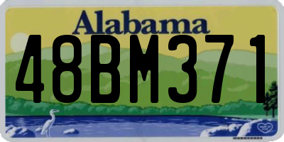 AL license plate 48BM371