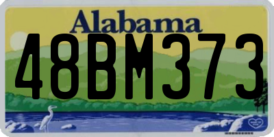 AL license plate 48BM373