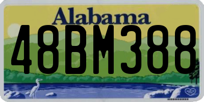 AL license plate 48BM388