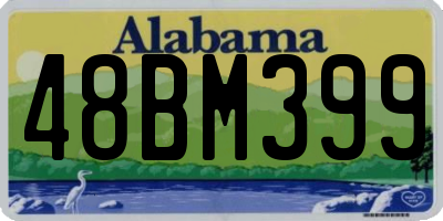 AL license plate 48BM399