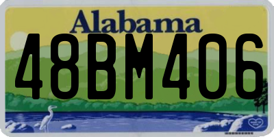 AL license plate 48BM406