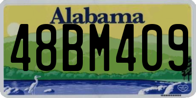 AL license plate 48BM409
