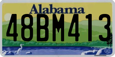 AL license plate 48BM413