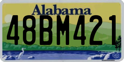 AL license plate 48BM421