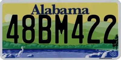 AL license plate 48BM422