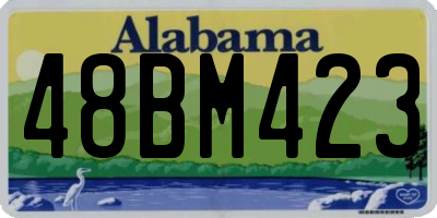 AL license plate 48BM423