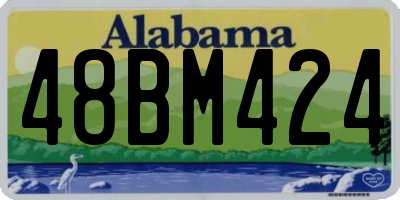 AL license plate 48BM424