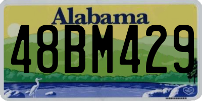 AL license plate 48BM429