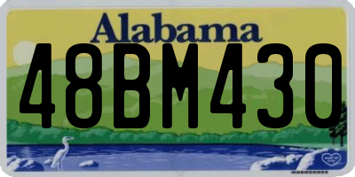 AL license plate 48BM430