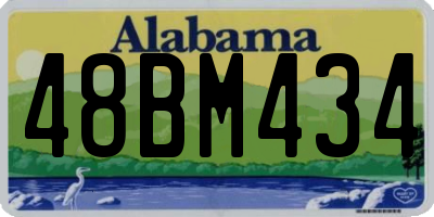 AL license plate 48BM434