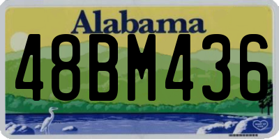 AL license plate 48BM436