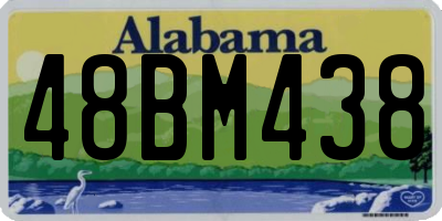 AL license plate 48BM438