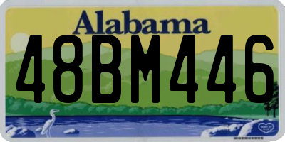 AL license plate 48BM446